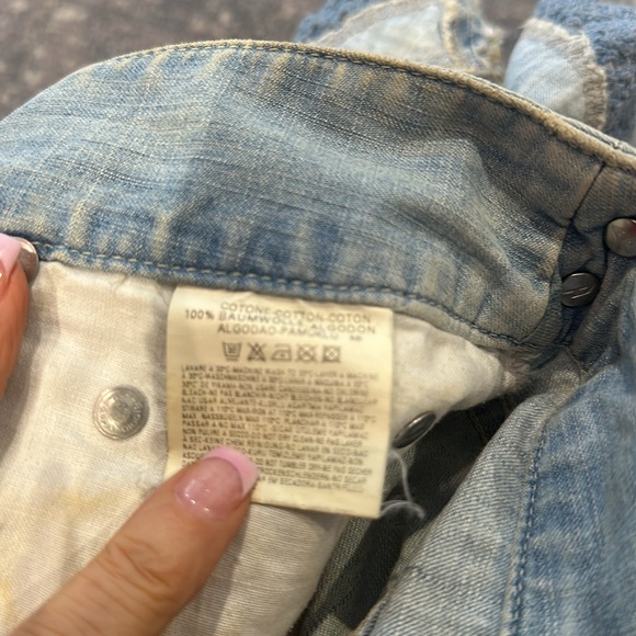DIESEL INDUSTRY DEMIM MINI SKIRT SIZE 27 - Picture 11 of 12
